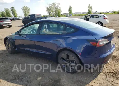 TESLA MODEL 3 2022 vin 5YJ3E1EA9NF196230 from auto auction Copart