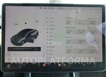 TESLA MODEL 3 2019 vin 5YJ3E1EB1KF194654 from auto auction Copart