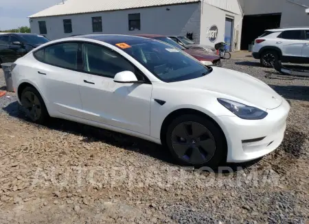 TESLA MODEL 3 2022 vin 5YJ3E1EB6NF324691 from auto auction Copart