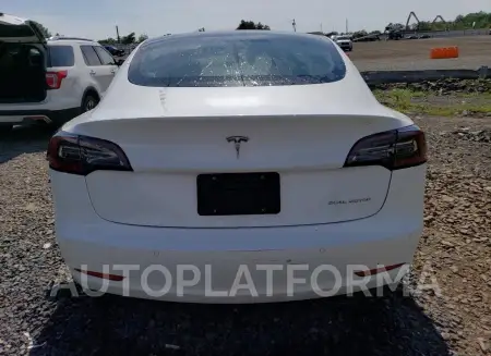 TESLA MODEL 3 2022 vin 5YJ3E1EB6NF324691 from auto auction Copart