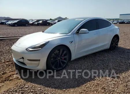 Tesla Model 3 2020 2020 vin 5YJ3E1EC1LF715043 from auto auction Copart