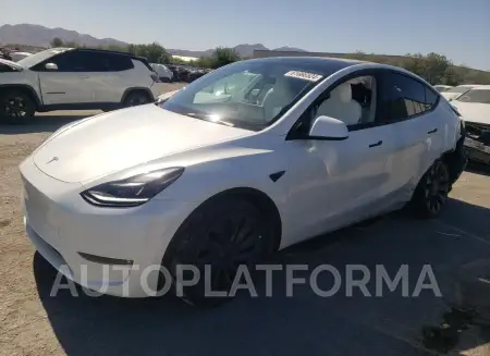 Tesla Model Y 2022 2022 vin 7SAYGDEF2NF395152 from auto auction Copart