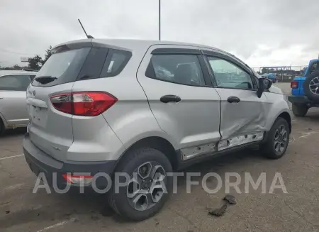 FORD ECOSPORT S 2020 vin MAJ6S3FL8LC329206 from auto auction Copart