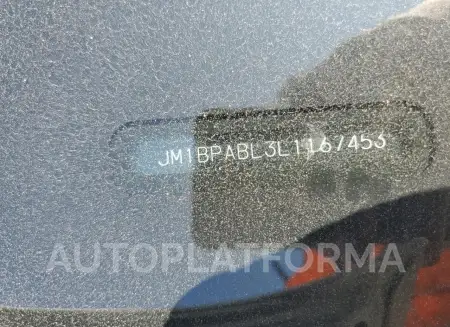 MAZDA 3 2020 vin JM1BPABL3L1167453 from auto auction Copart