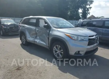 TOYOTA HIGHLANDER 2015 vin 5TDBKRFH8FS075099 from auto auction Copart