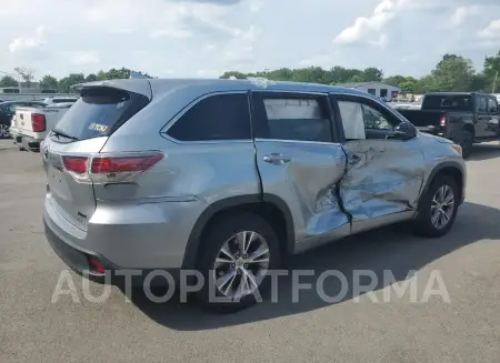 TOYOTA HIGHLANDER 2015 vin 5TDBKRFH8FS075099 from auto auction Copart