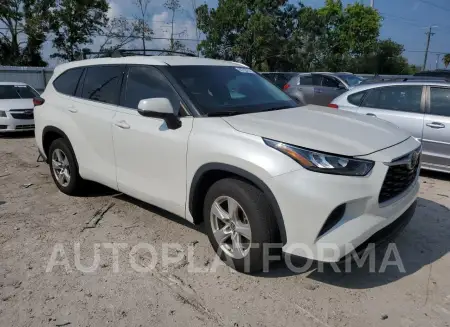 TOYOTA HIGHLANDER 2020 vin 5TDCZRAH3LS500263 from auto auction Copart