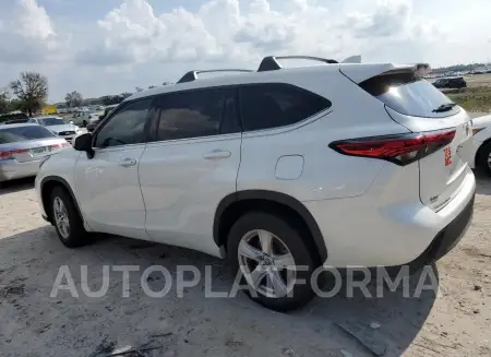 TOYOTA HIGHLANDER 2020 vin 5TDCZRAH3LS500263 from auto auction Copart