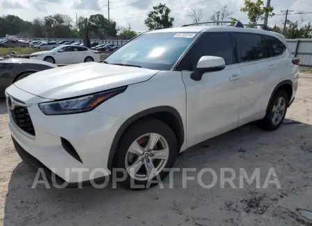 Toyota Highlander 2020 2020 vin 5TDCZRAH3LS500263 from auto auction Copart