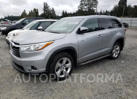 Toyota Highlander 2015 2015 vin 5TDDCRFH1FS012786 from auto auction Copart