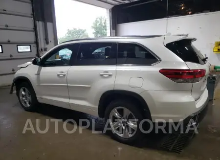 TOYOTA HIGHLANDER 2018 vin 5TDDGRFH8JS050982 from auto auction Copart