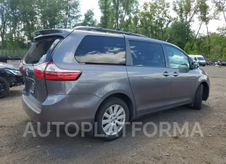 TOYOTA SIENNA XLE 2017 vin 5TDDZ3DC0HS165990 from auto auction Copart