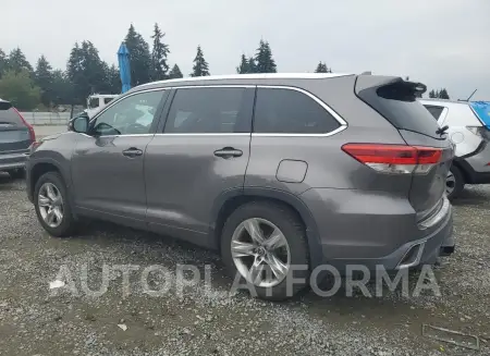 TOYOTA HIGHLANDER 2018 vin 5TDDZRFH8JS863586 from auto auction Copart