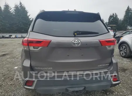 TOYOTA HIGHLANDER 2018 vin 5TDDZRFH8JS863586 from auto auction Copart