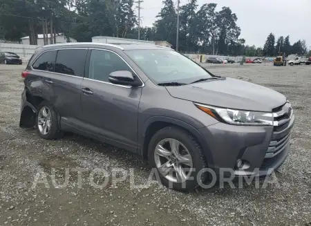 TOYOTA HIGHLANDER 2018 vin 5TDDZRFH8JS863586 from auto auction Copart