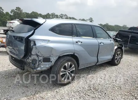 TOYOTA HIGHLANDER 2022 vin 5TDGZRAH1NS099414 from auto auction Copart