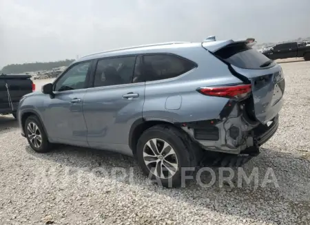 TOYOTA HIGHLANDER 2022 vin 5TDGZRAH1NS099414 from auto auction Copart