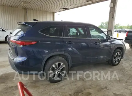 TOYOTA HIGHLANDER 2022 vin 5TDGZRBH0NS181214 from auto auction Copart