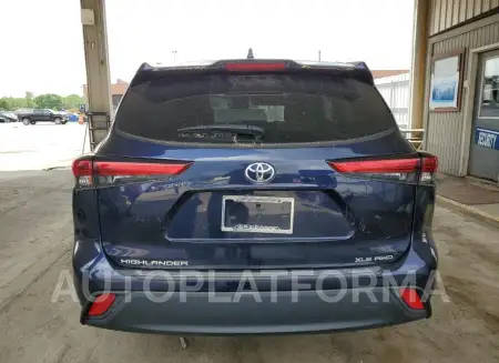 TOYOTA HIGHLANDER 2022 vin 5TDGZRBH0NS181214 from auto auction Copart