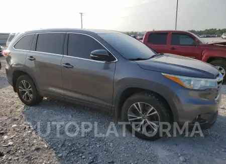 TOYOTA HIGHLANDER 2016 vin 5TDJKRFH0GS288559 from auto auction Copart