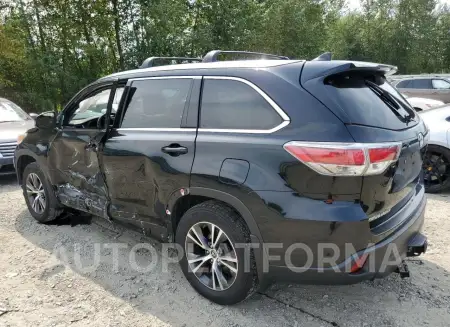 TOYOTA HIGHLANDER 2016 vin 5TDJKRFH0GS293907 from auto auction Copart