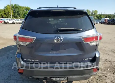 TOYOTA HIGHLANDER 2015 vin 5TDJKRFH1FS079801 from auto auction Copart