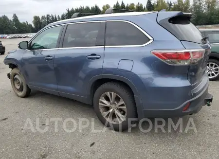 TOYOTA HIGHLANDER 2015 vin 5TDJKRFH4FS220683 from auto auction Copart