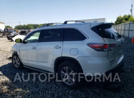 TOYOTA HIGHLANDER 2015 vin 5TDJKRFH5FS131849 from auto auction Copart