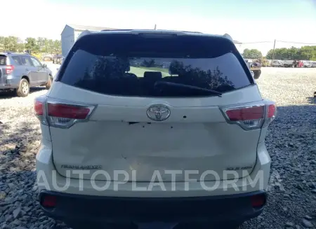 TOYOTA HIGHLANDER 2015 vin 5TDJKRFH5FS131849 from auto auction Copart