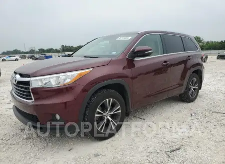 Toyota Highlander 2016 2016 vin 5TDJKRFH5GS311012 from auto auction Copart