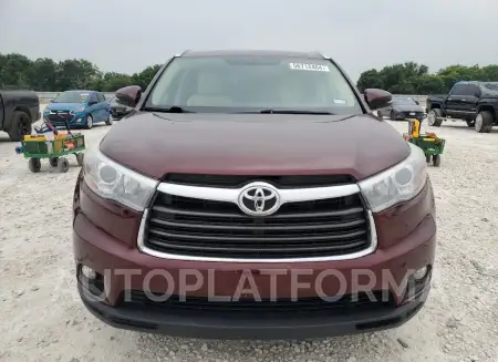 TOYOTA HIGHLANDER 2016 vin 5TDJKRFH5GS311012 from auto auction Copart