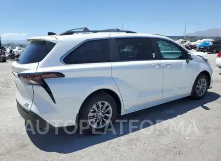 TOYOTA SIENNA XLE 2024 vin 5TDJRKEC6RS192236 from auto auction Copart