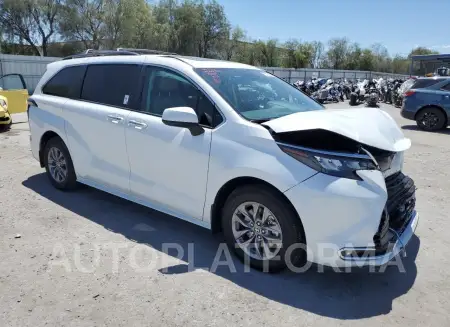 TOYOTA SIENNA XLE 2024 vin 5TDJRKEC6RS192236 from auto auction Copart