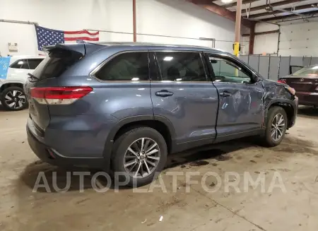 TOYOTA HIGHLANDER 2019 vin 5TDJZRFH0KS717302 from auto auction Copart