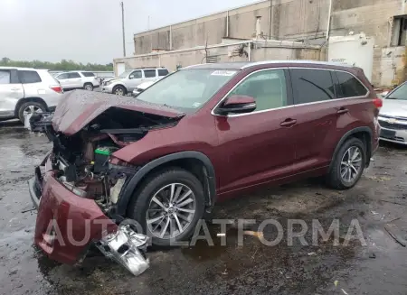 Toyota Highlander 2017 2017 vin 5TDJZRFH1HS403246 from auto auction Copart