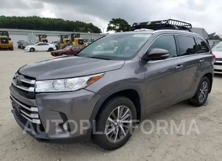 Toyota Highlander 2018 2018 vin 5TDJZRFH1JS544369 from auto auction Copart