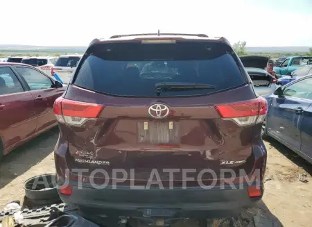 TOYOTA HIGHLANDER 2019 vin 5TDJZRFH6KS934773 from auto auction Copart