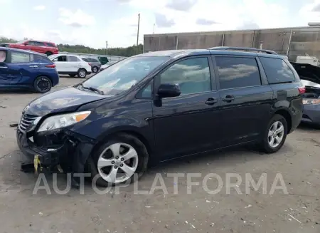 Toyota Sienna LE 2015 2015 vin 5TDKK3DC7FS681577 from auto auction Copart