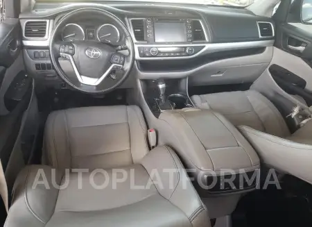 TOYOTA HIGHLANDER 2018 vin 5TDKZRFH3JS259869 from auto auction Copart