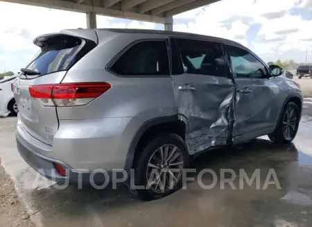 TOYOTA HIGHLANDER 2018 vin 5TDKZRFH3JS259869 from auto auction Copart