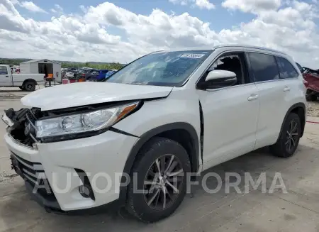 Toyota Highlander 2018 2018 vin 5TDKZRFH6JS535722 from auto auction Copart