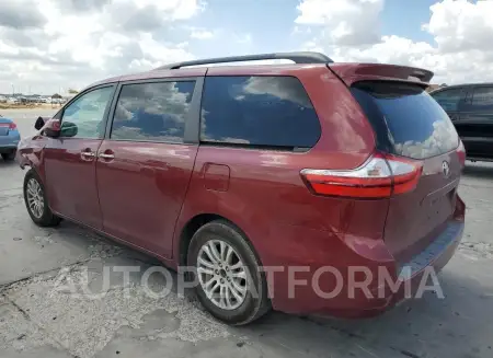 TOYOTA SIENNA XLE 2016 vin 5TDYK3DC2GS715937 from auto auction Copart