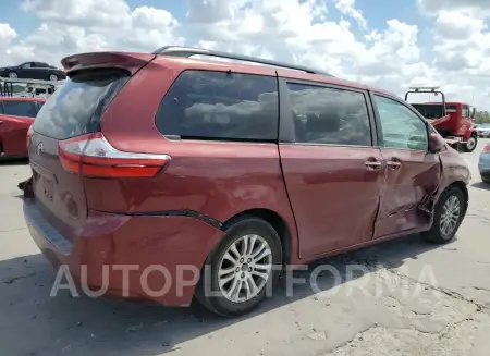 TOYOTA SIENNA XLE 2016 vin 5TDYK3DC2GS715937 from auto auction Copart