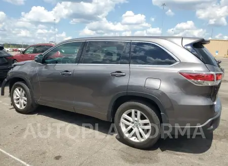 TOYOTA HIGHLANDER 2016 vin 5TDZARFH1GS023039 from auto auction Copart