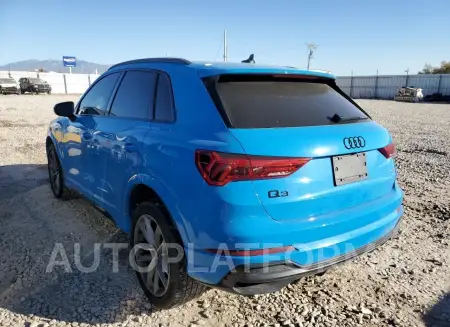 AUDI Q3 PREMIUM 2022 vin WA1EECF34N1043875 from auto auction Copart