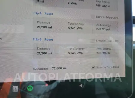 TESLA MODEL 3 2018 vin 5YJ3E1EA2JF050634 from auto auction Copart