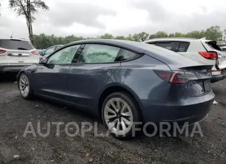 TESLA MODEL 3 2022 vin 5YJ3E1EA2NF303148 from auto auction Copart