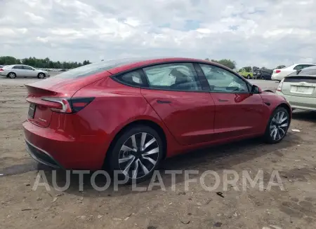 TESLA MODEL 3 2024 vin 5YJ3E1EB1RF767563 from auto auction Copart