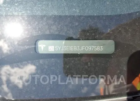 TESLA MODEL 3 2018 vin 5YJ3E1EB3JF097583 from auto auction Copart