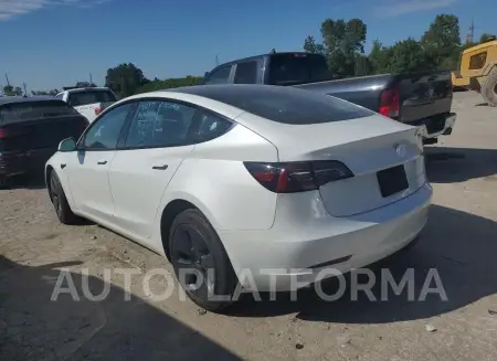 TESLA MODEL 3 2022 vin 5YJ3E1EB5NF272387 from auto auction Copart